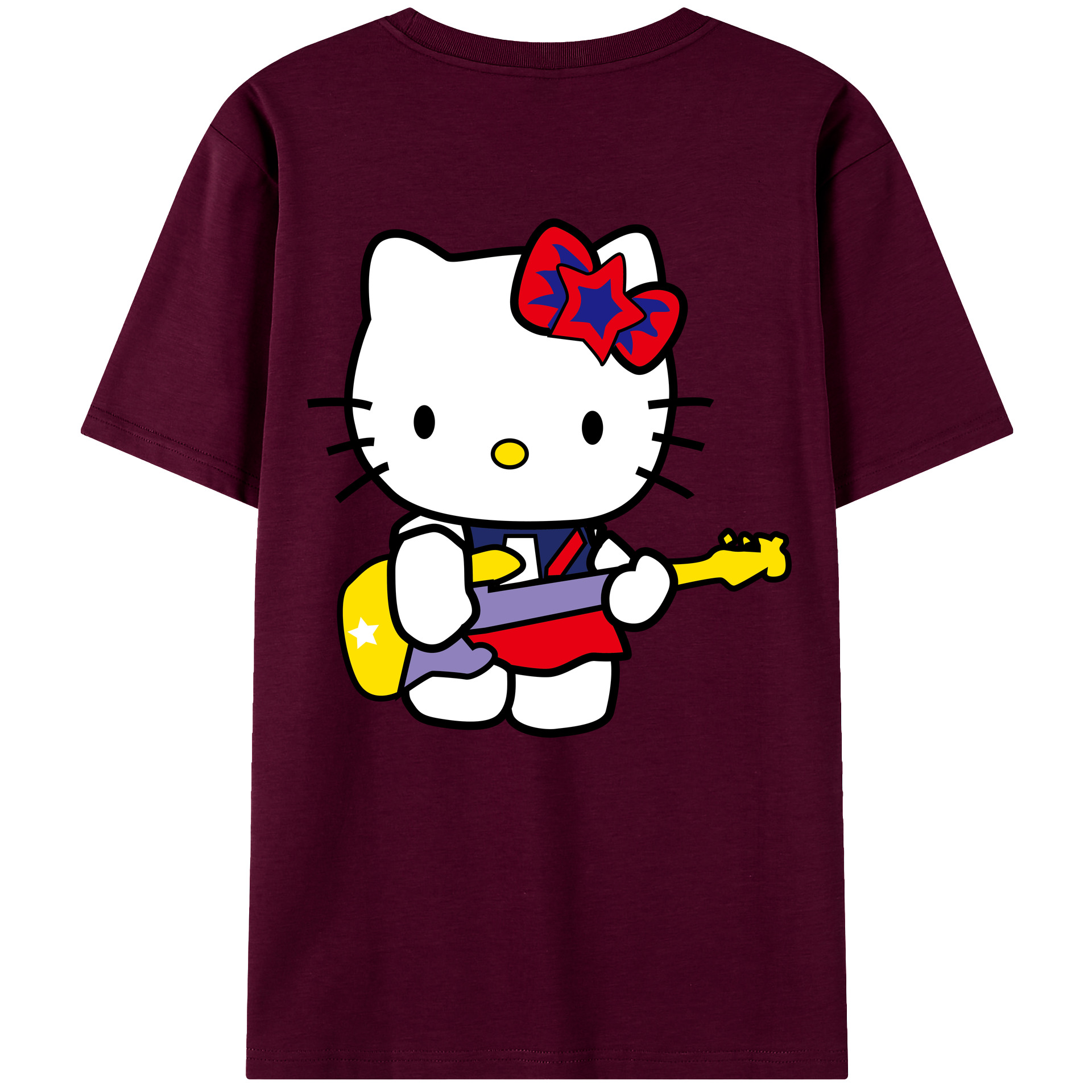 （画像用） Hello Kitty ハローキティ レディース半袖Tシャツ(バックプリント)
